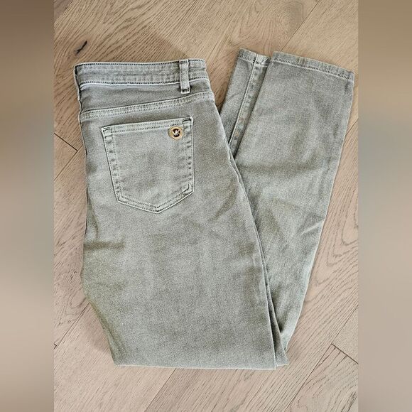 Micheal Kors Grayish Green Jeans - Picture 1 of 5